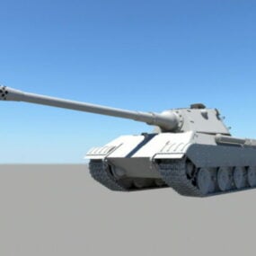 2. Dünya Savaşı Ağır Tank 3d modeli