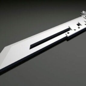 Épée énergétique futuriste modèle 3D