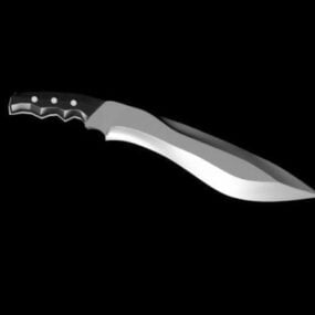 Modelo 3d de faca de punhal