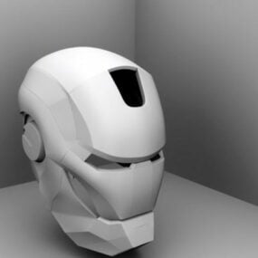 아이언맨 헬멧 3d 모델