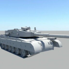 Char de l'armée modèle 3D
