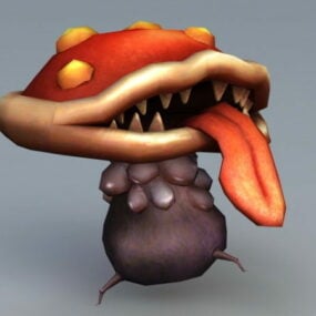 مدل 3 بعدی Mushroom Monster