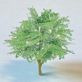 Low-Poly-Baum-3D-Modell