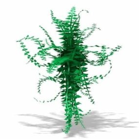 Modelo 3D de videiras verdes