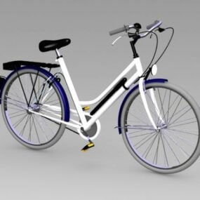 Modello 3d della bici confortevole
