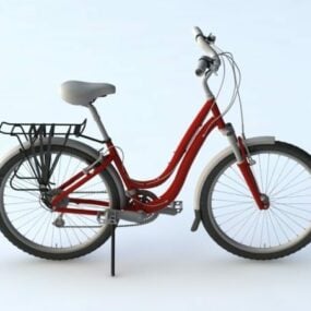 Vintage polkupyörä 20th Century 3D-malli