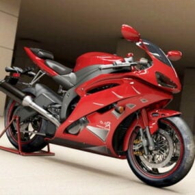 Model 3D motocykla Ducati Super Sport