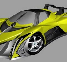 Future Sports Car 3d model