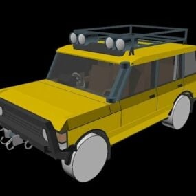 1987 velbloudí Trophy Range Rover 3D model