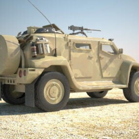 Vehículo de combate blindado Hawkei modelo 3d