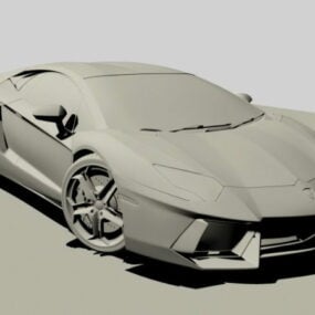 Modelo 3D do Lamborghini Gallardo