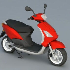 Elektrisk mopedscooter 3d-modell