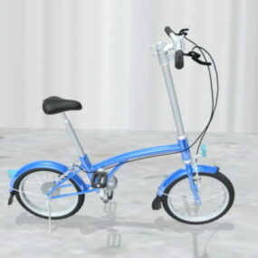 3D-модель футуристичного автомобіля літаючого велосипеда