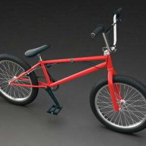 3д модель гоночного велосипеда BMX