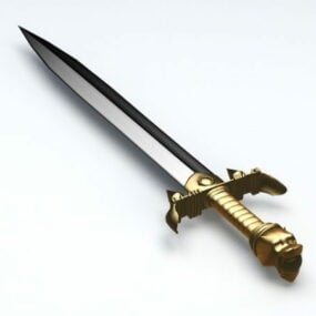 Τρισδιάστατο μοντέλο Tiger Head Sword
