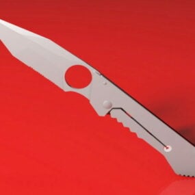 Vintage Pocket Knife 3d model