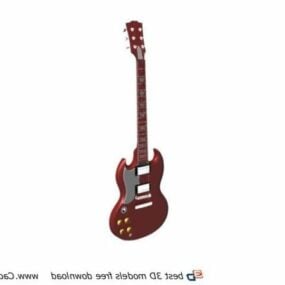 Electric Spanish Guitar 3d model
