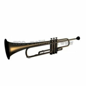 Jazz Trumpet 3d model