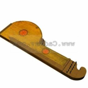 Zither 3d model