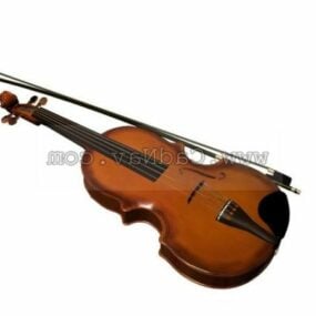 Fiolininstrument 3d-modell