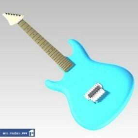 Modelo de guitarra Modelo 3d
