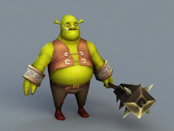 Shrek Character Free 3d Model Max Open3dmodel 42374