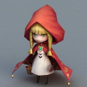 Model 3d Little Red Riding Hood