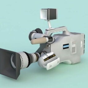 Professional Video Camera 3d model