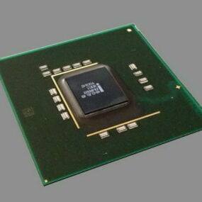 Intel P45-Chipsatz 3D-Modell