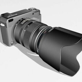 Panasonic Dmc With Lens 3d μοντέλο