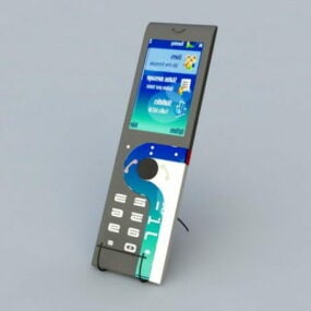 Jednoduchý 3D model mobilního telefonu