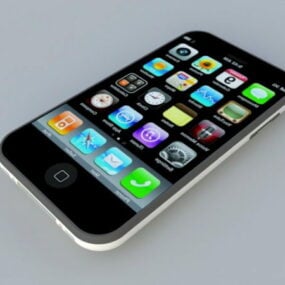 Iphone 3gs Model 3d telefon pintar