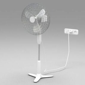 Electric Floor Fan 3d model