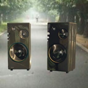 Vintage Speakers 3d model