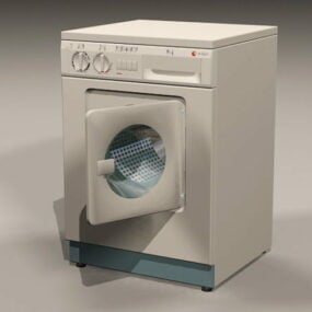 Mô hình máy giặt cửa trước 3d