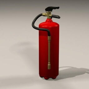 3D model hasicího přístroje