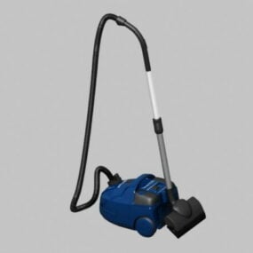 Blue Vacuum Cleaner 3d model