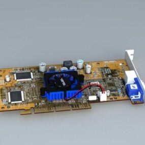 Nvidia Geforce 440 3d model