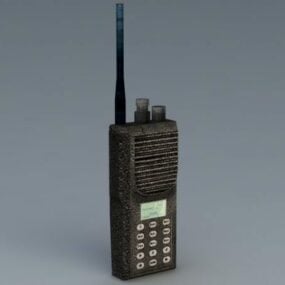 Modelo 3D de walkie-talkie