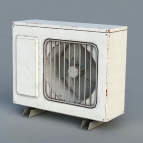 Modelo 3d de unidades de ar condicionado antigas