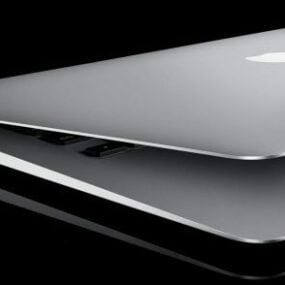 Mô hình Macbook Air 3d
