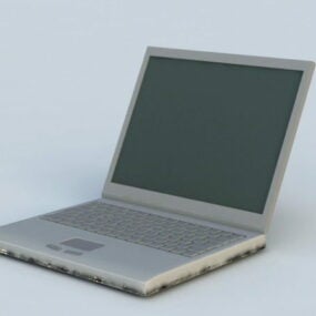 Oud notebookcomputer 3D-model