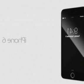 Iphone 6 svart 3d-modell