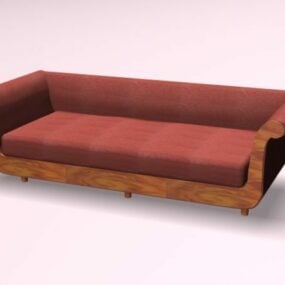 Settee Sofa Furniture 3d model