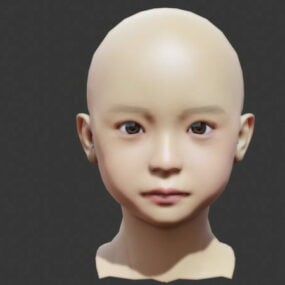 Child Head 3d model