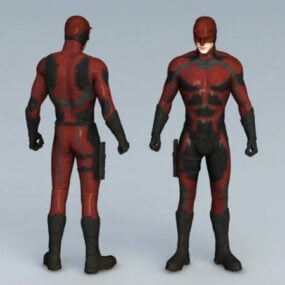 Modello 3d di Daredevil Marvel Comics