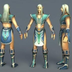 Young Male Elf 3d model