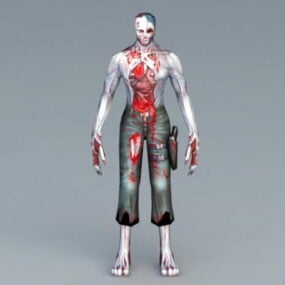 Mô hình giàn khoan Zombie 3d