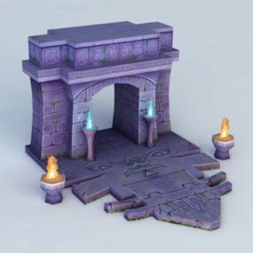 Door Of The Tomb 3d model