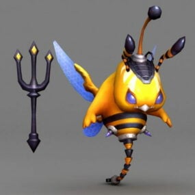 3d μοντέλο Warrior Bee